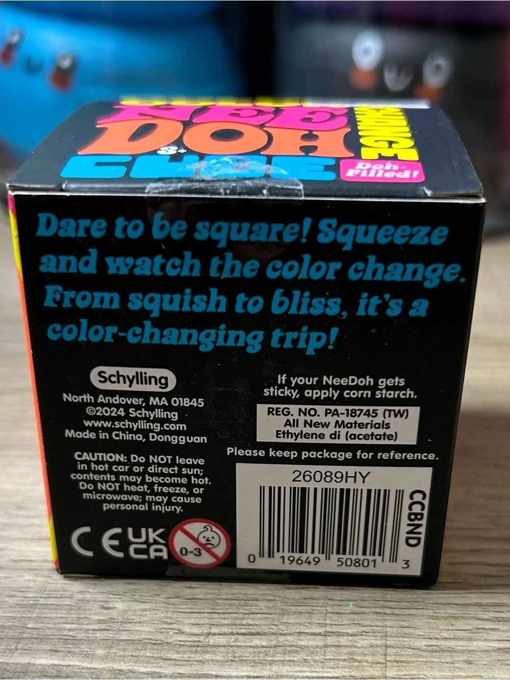 NeeDoh Color Changing Nice Cube NEW SEALED + FREE RMS Gummi Bear Dumpling